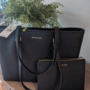 NWT MK large tote & small zip pouch